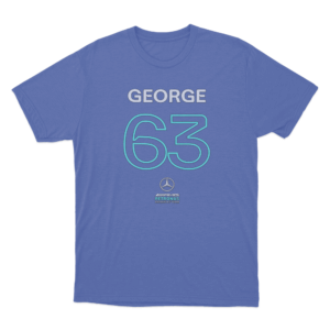 George 63 Mercedes T Shirt Blue