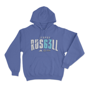 George Russell 63 Hoodie Blue 1