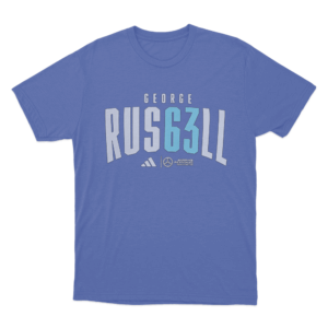 George Russell 63 T Shirt Blue
