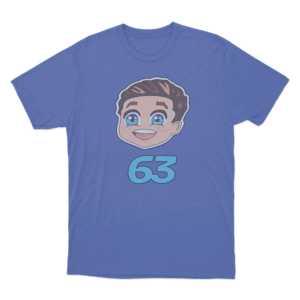 Russell 63 Chibi T Shirt Blue