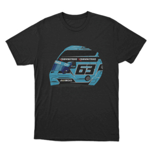 Russell 63 Helmet T Shirt Black